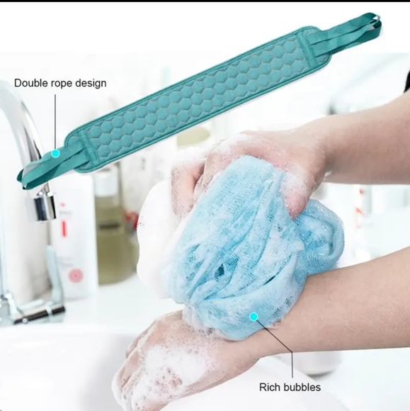 Sea Blue Bath & Shower Care Scrub Set - Picture 6 of 8